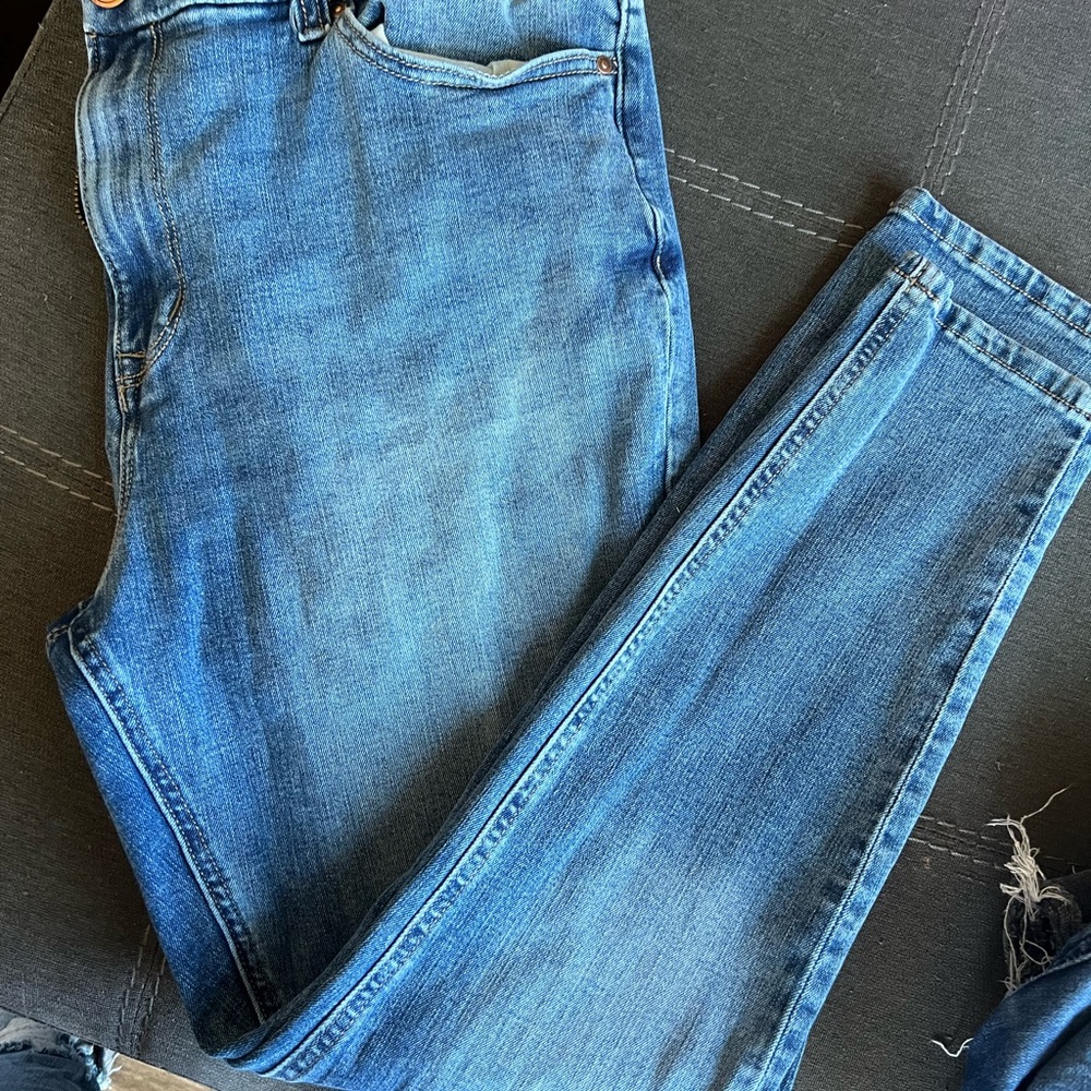 Blue Denim Jeggings